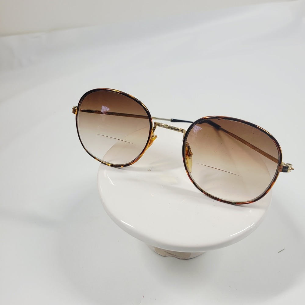 Vintage Mod Wire Frame Tortoiseshell Eyeglass Frames Round Unisex